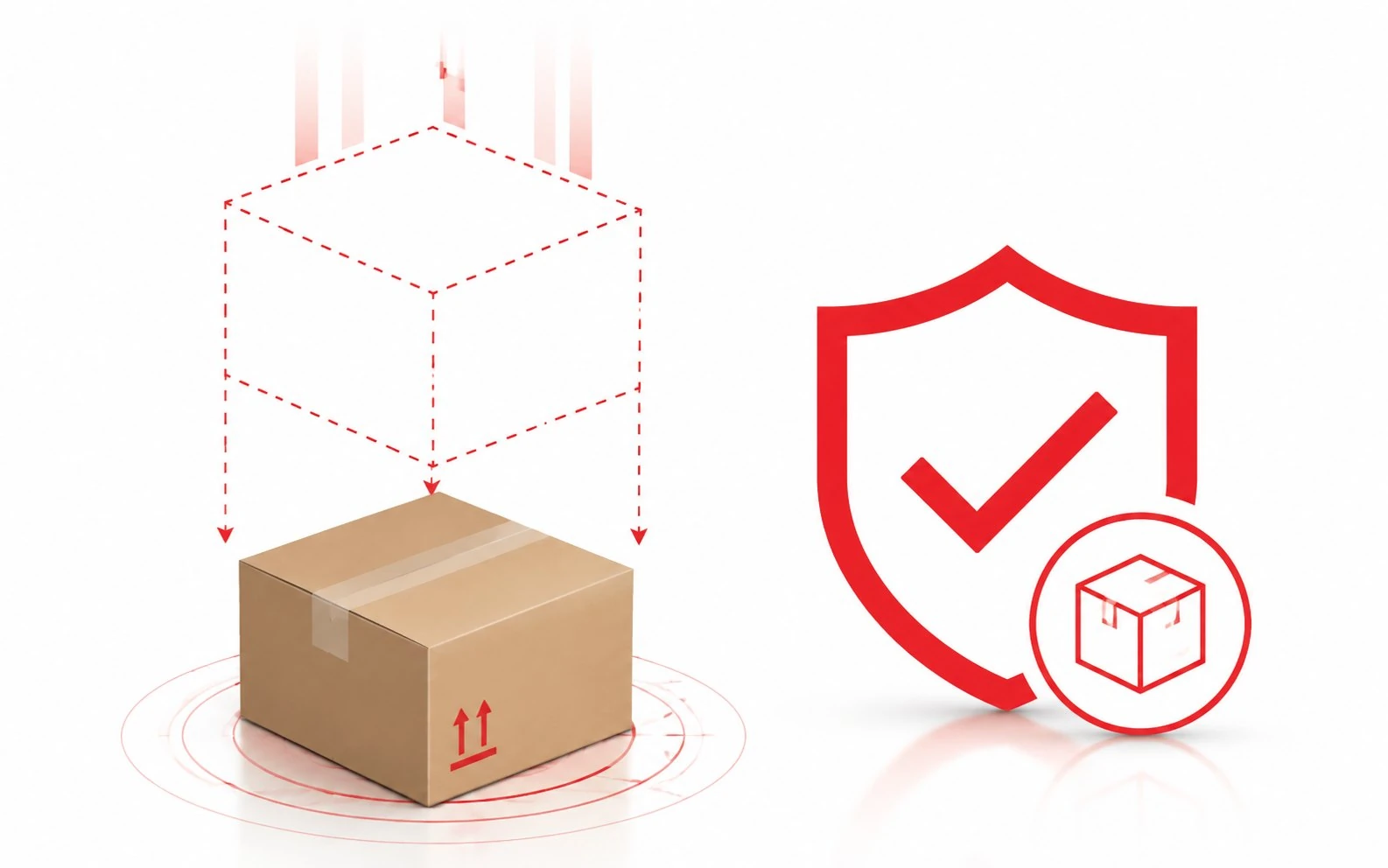 Carton Drop Test Failure - UTS AMAZON Shipping Box Quality Inspection