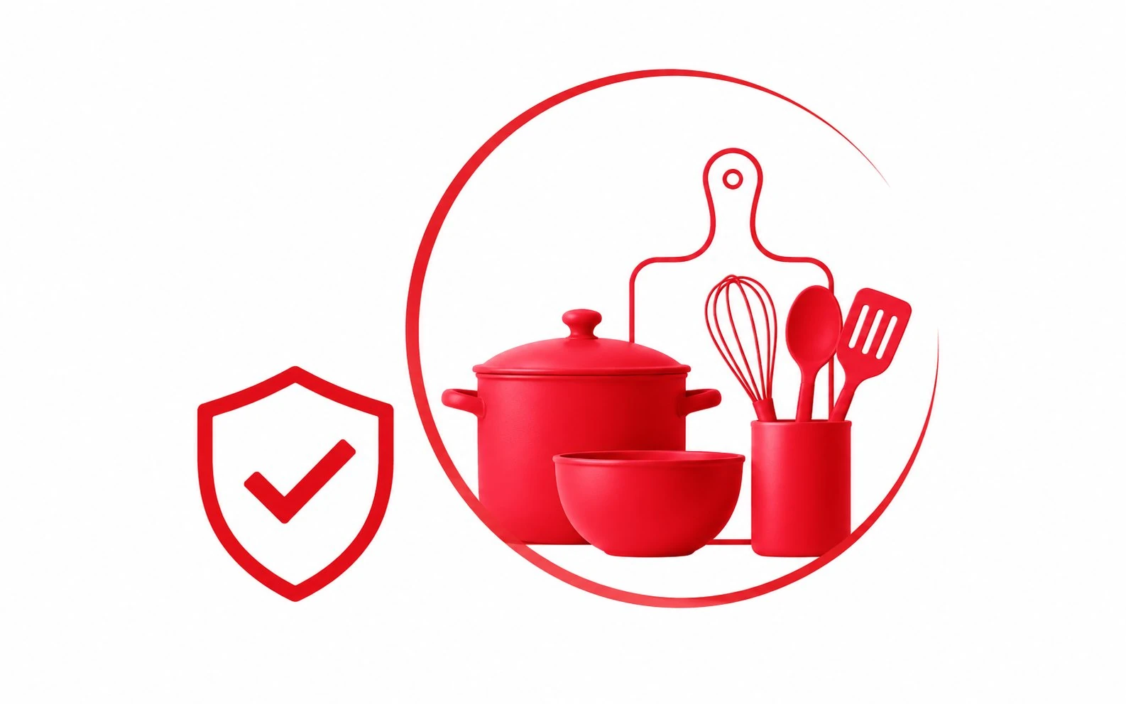 Kitchenware container loading supervision with fragile item cushioning protection - UTS Inspection CLS
