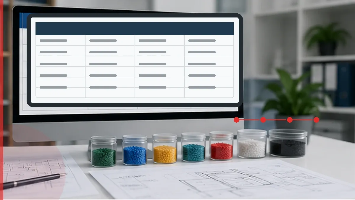 Product structure and bill of materials review used to prepare a laboratory test plan